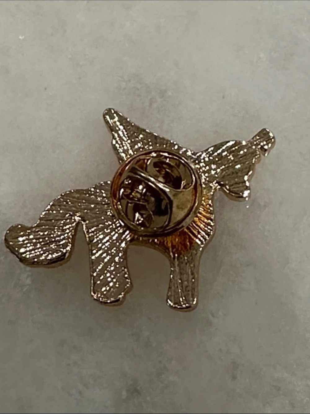 Cute Enamel Unicorn Pin — Pink Wing, Rainbow Tail