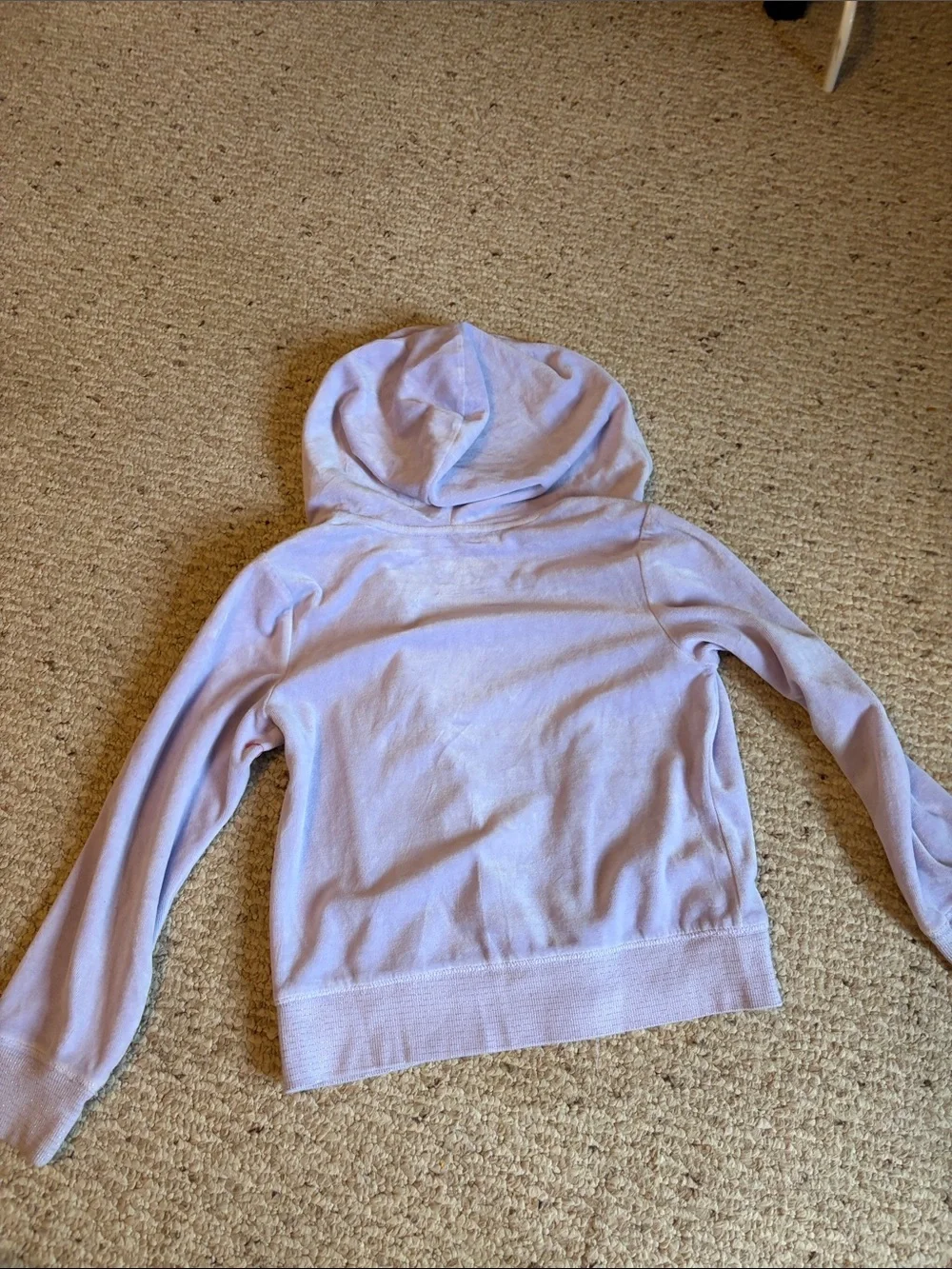 Justice lavender zip