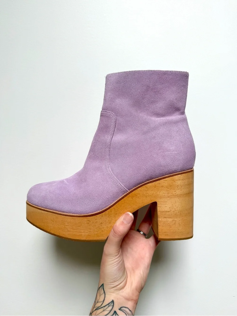Charlotte Stone textured suede