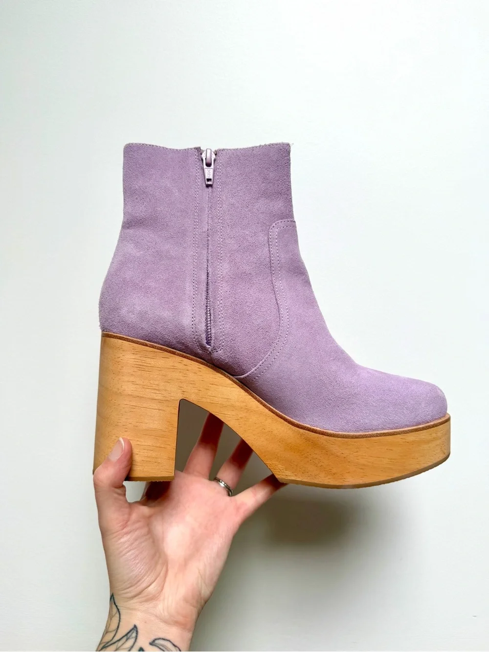 Charlotte Stone textured suede