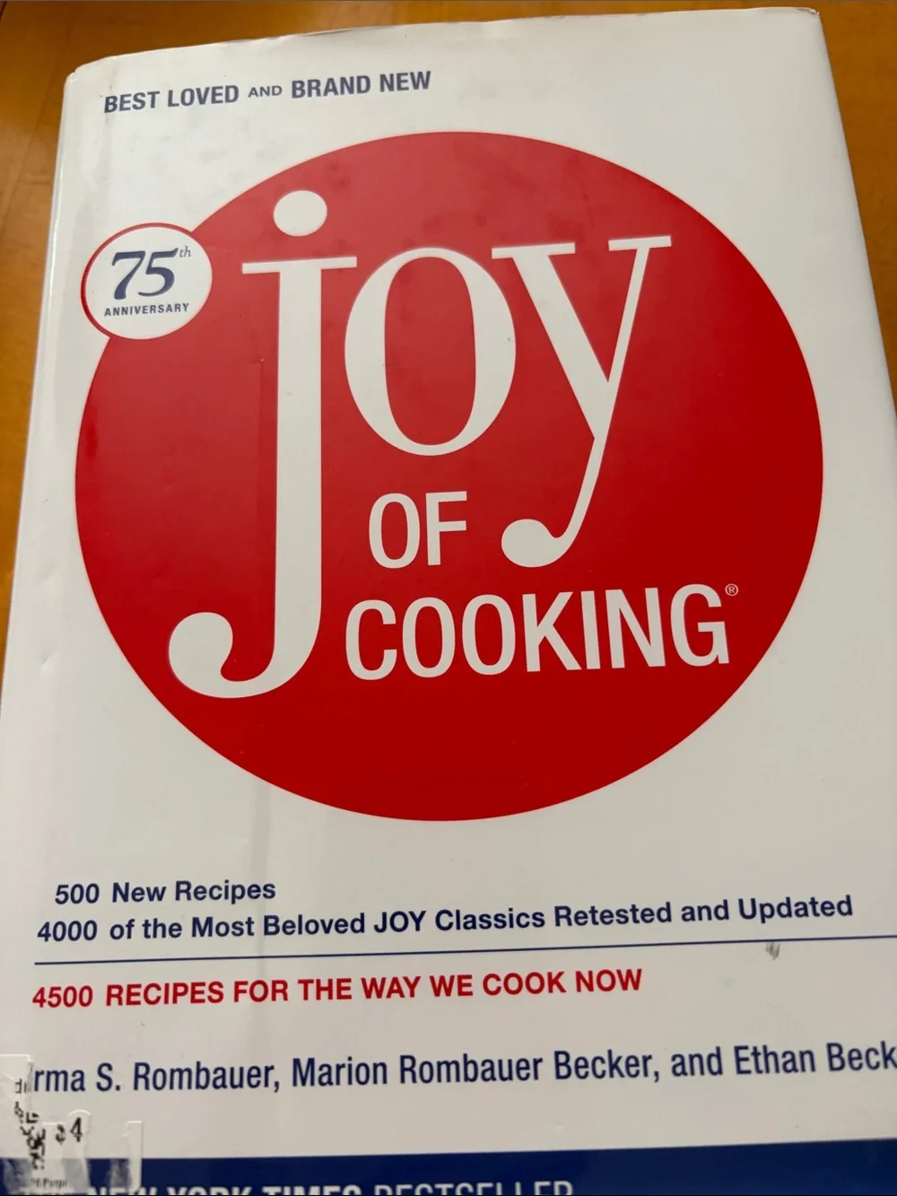 75th Anniversary Edition Cookbook - Red