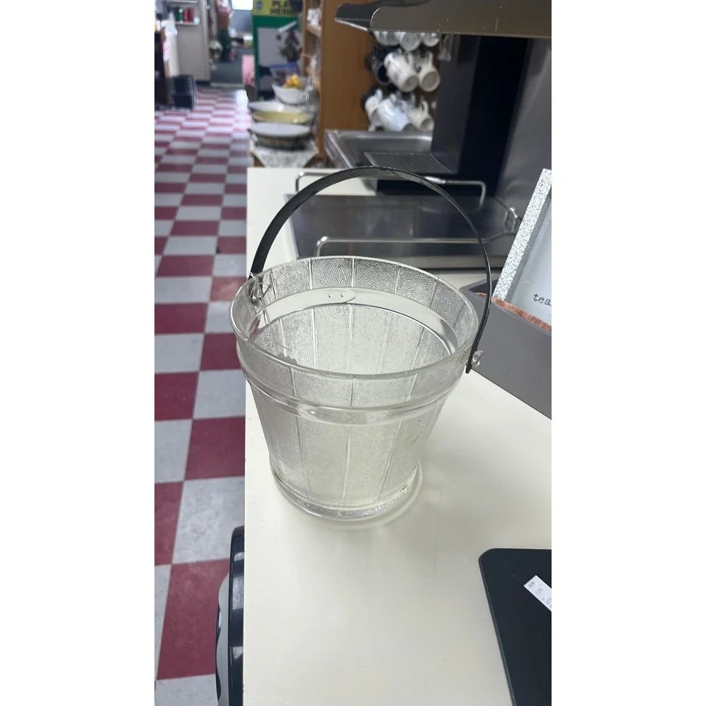 Indiana glass ice bucket