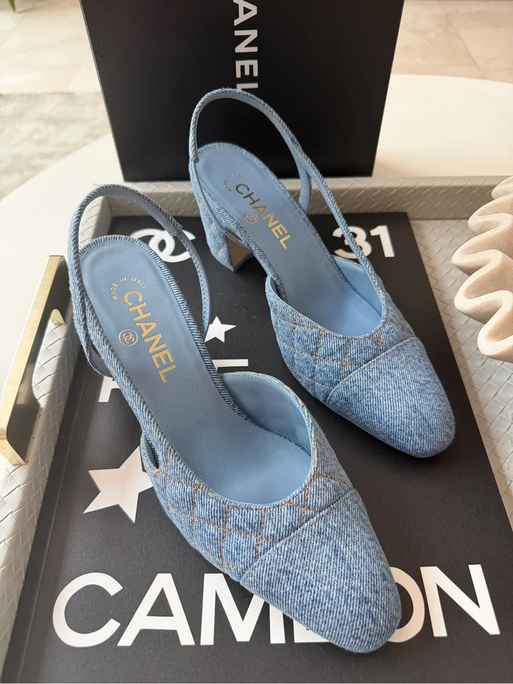 CHANEL light blue