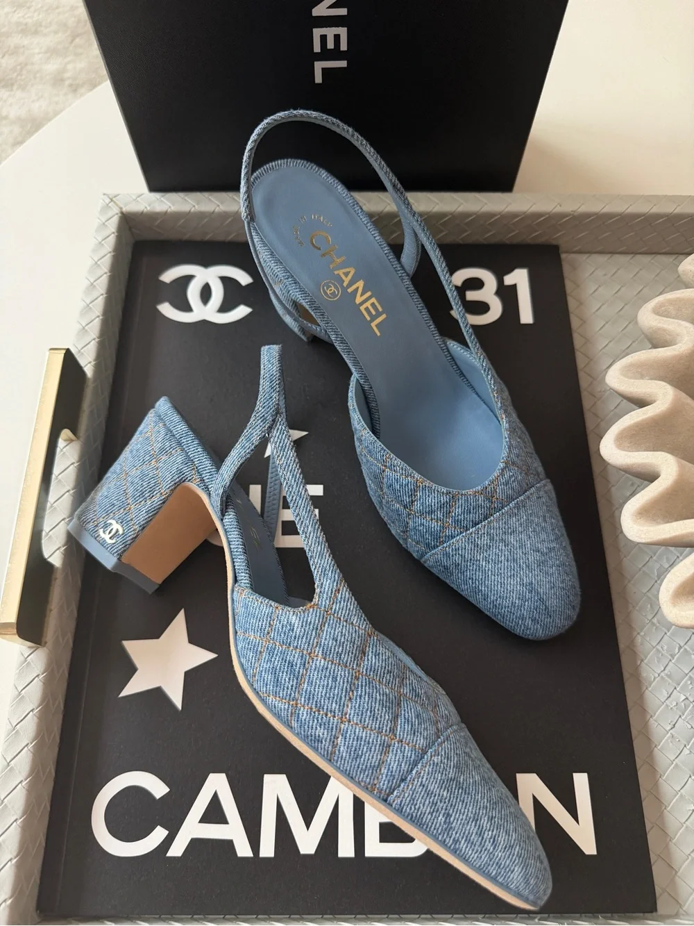 CHANEL light blue