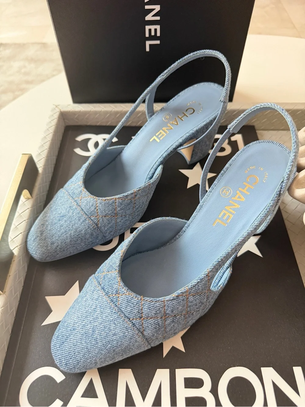 CHANEL light blue