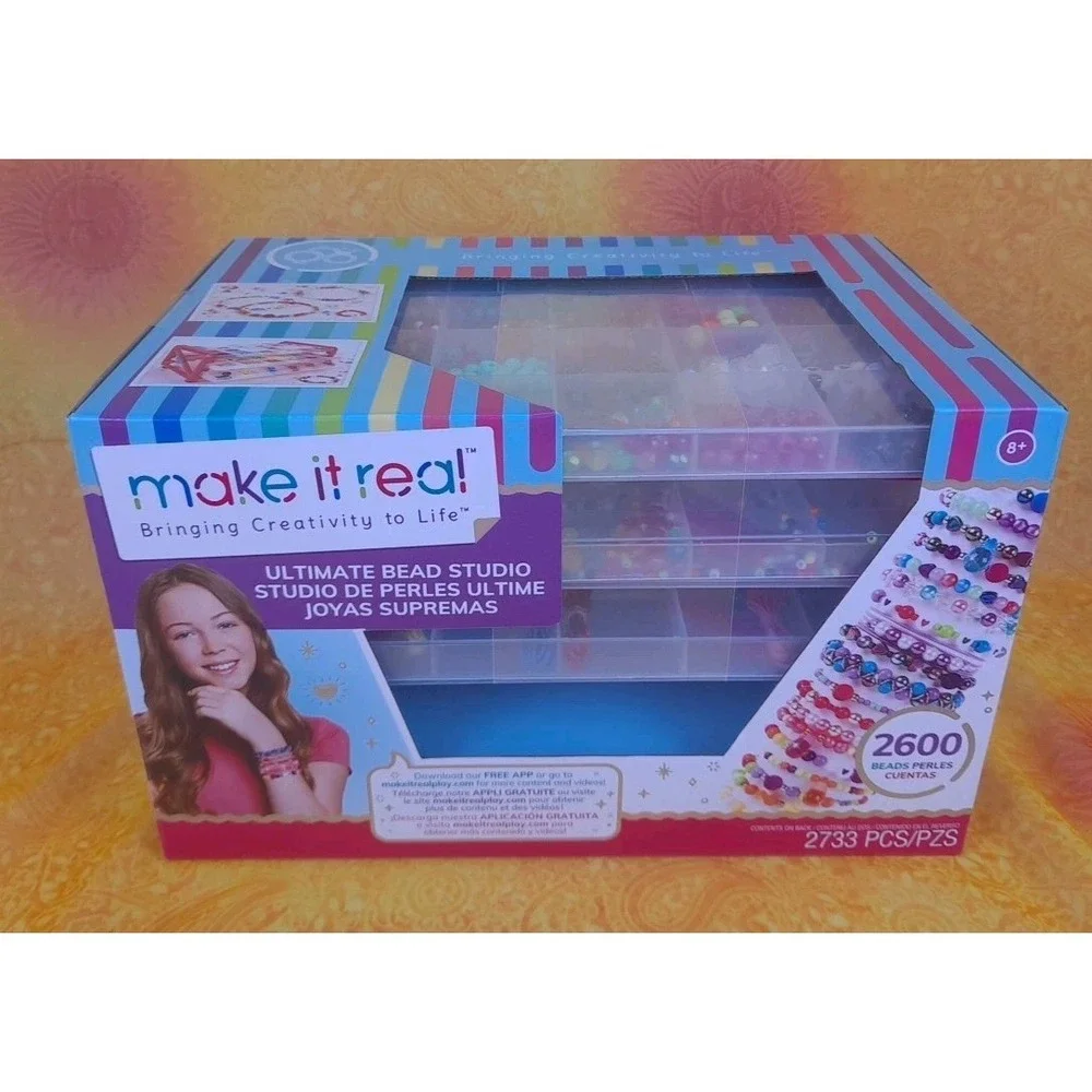 Make It Real Bringing Creativity To Life Jewelry Making Bracelets 2733 Pieces‎