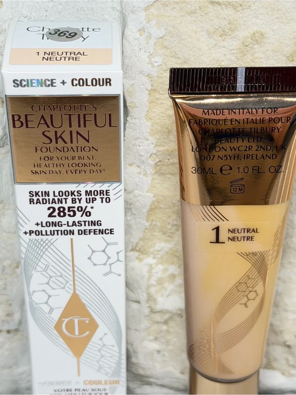 ⭐ CHARLOTTE TILBURY CHARLOTTE’S BEAUTIFUL SKIN FOUNDATION - 1 NEUTRAL