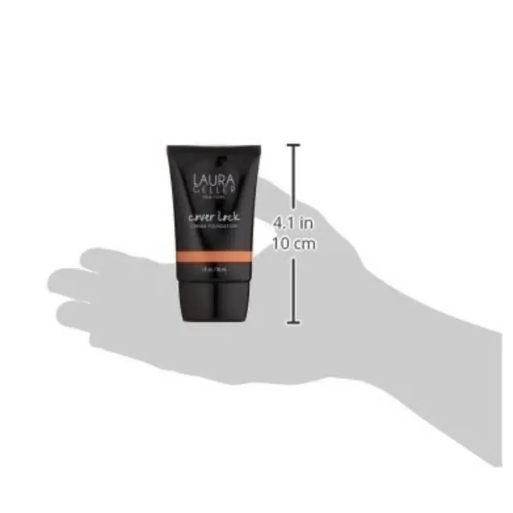 Laura Geller Cover Lock Cream Foundation Deep Full Coverage Matte Long Wear