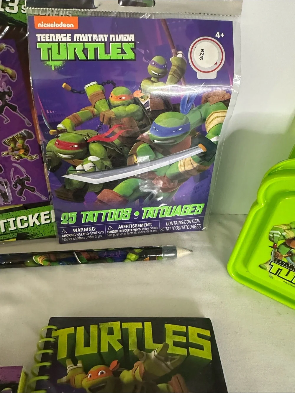 Teenage Mutant Ninja Turtles container bottle necklaces