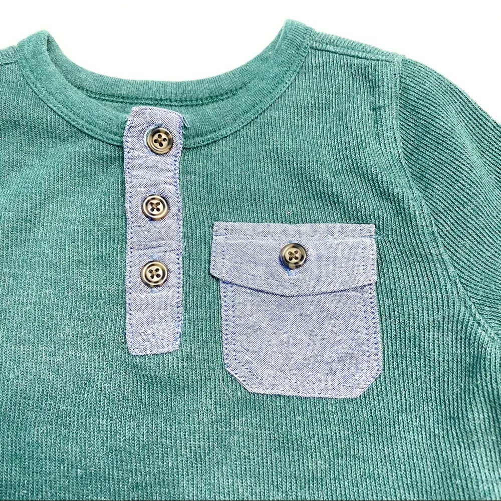 Old Navy green ribbed