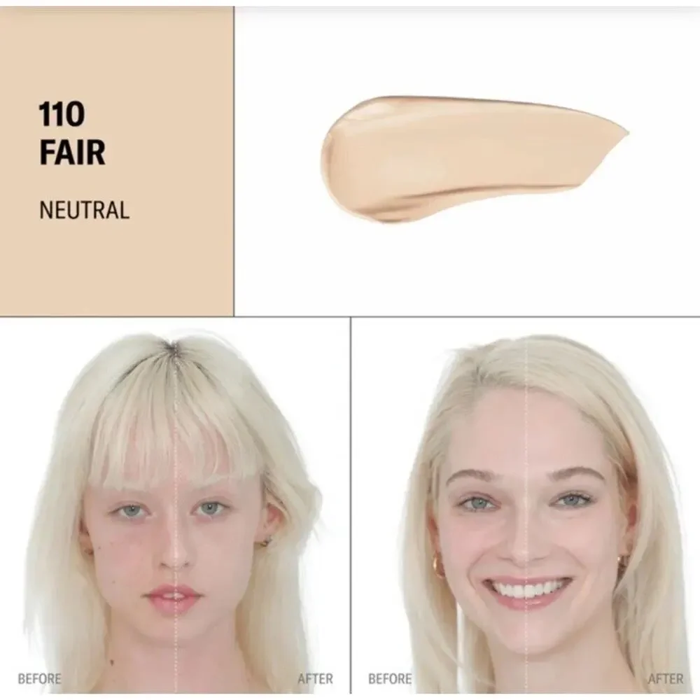 Youthforia Date Night Skin Tint Serum Foundation 110 Fair Neutral Dewy