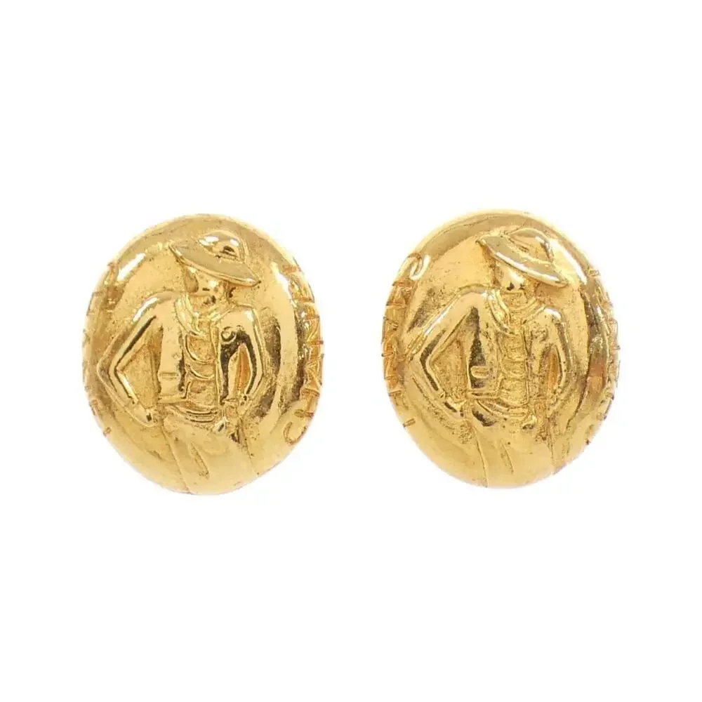 CHANEL Gold Earrings