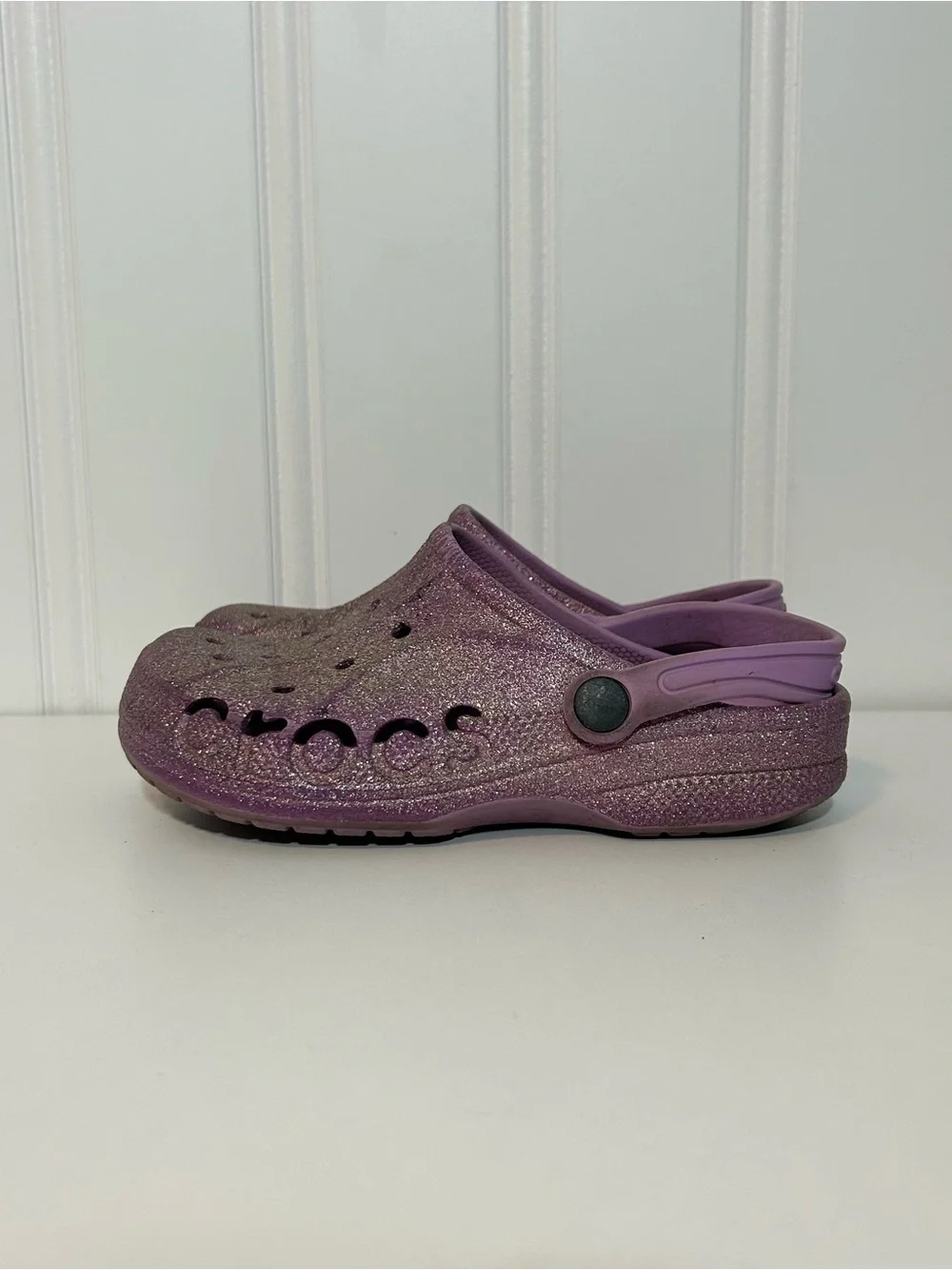 CROCS sparkling purple