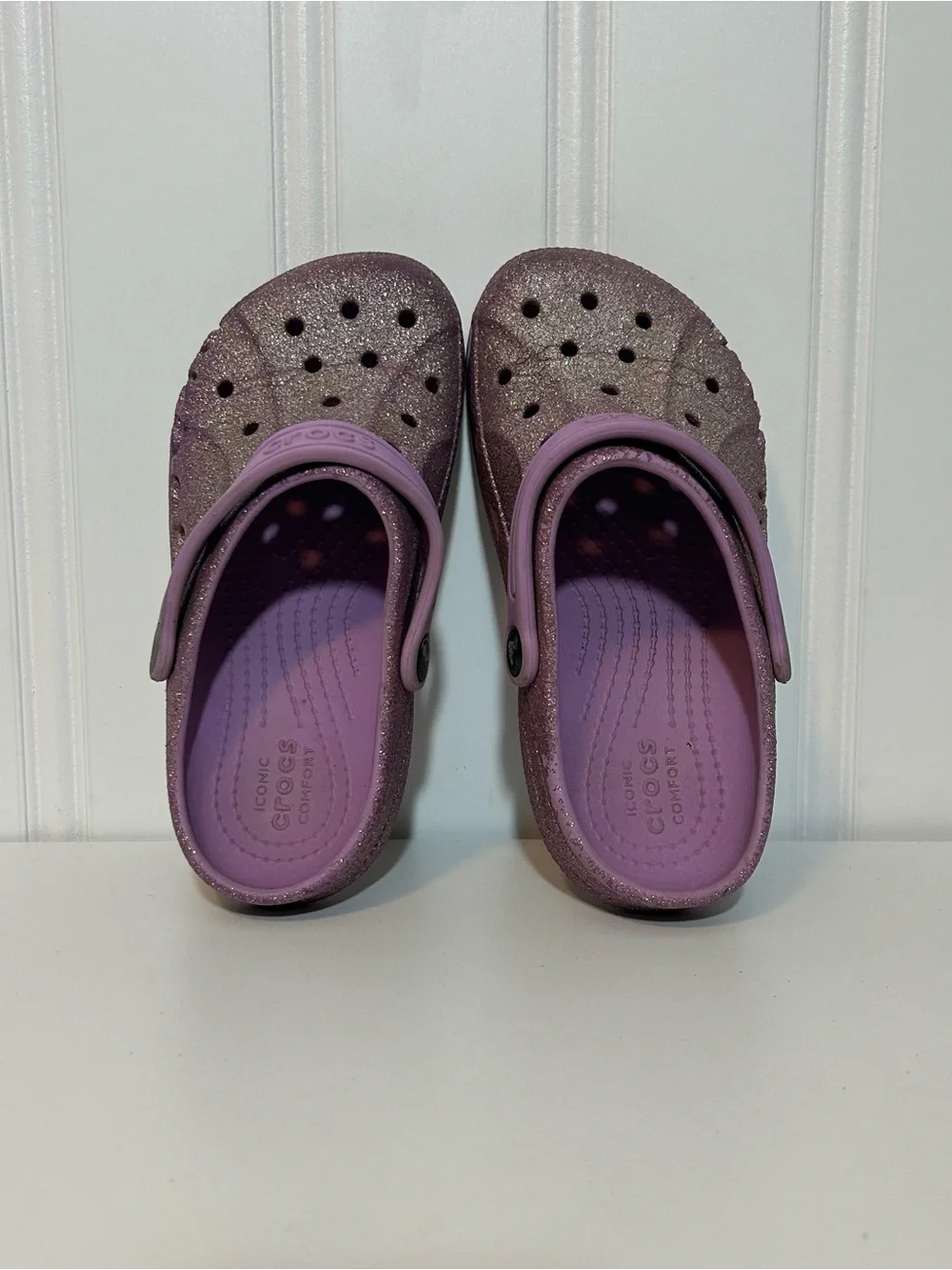 CROCS sparkling purple