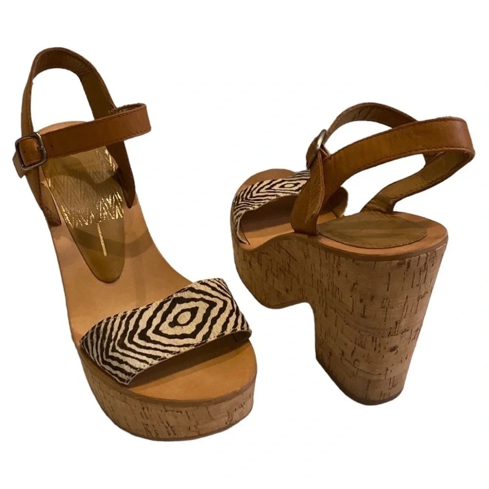 Dolce Vita print tan