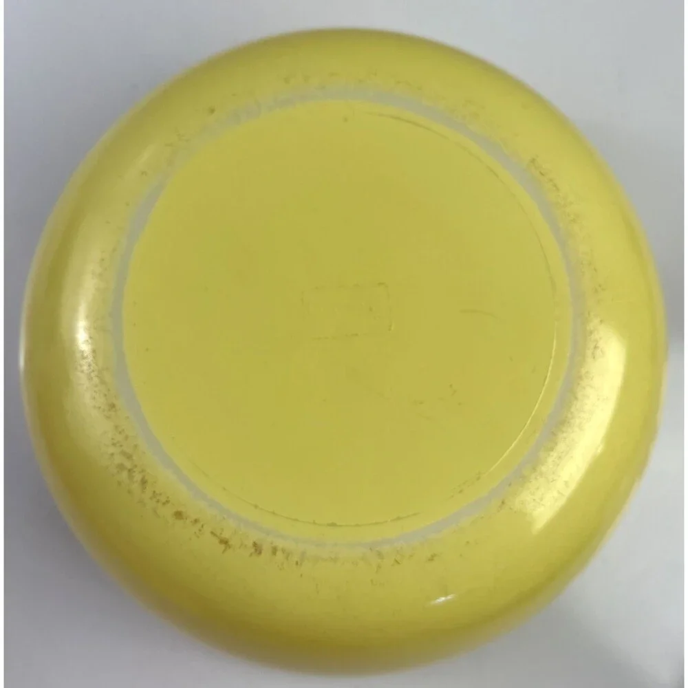 Glasbake Yellow Large Mixing Bowl 9.5” x 4.5” Vintage See Pics for Condition