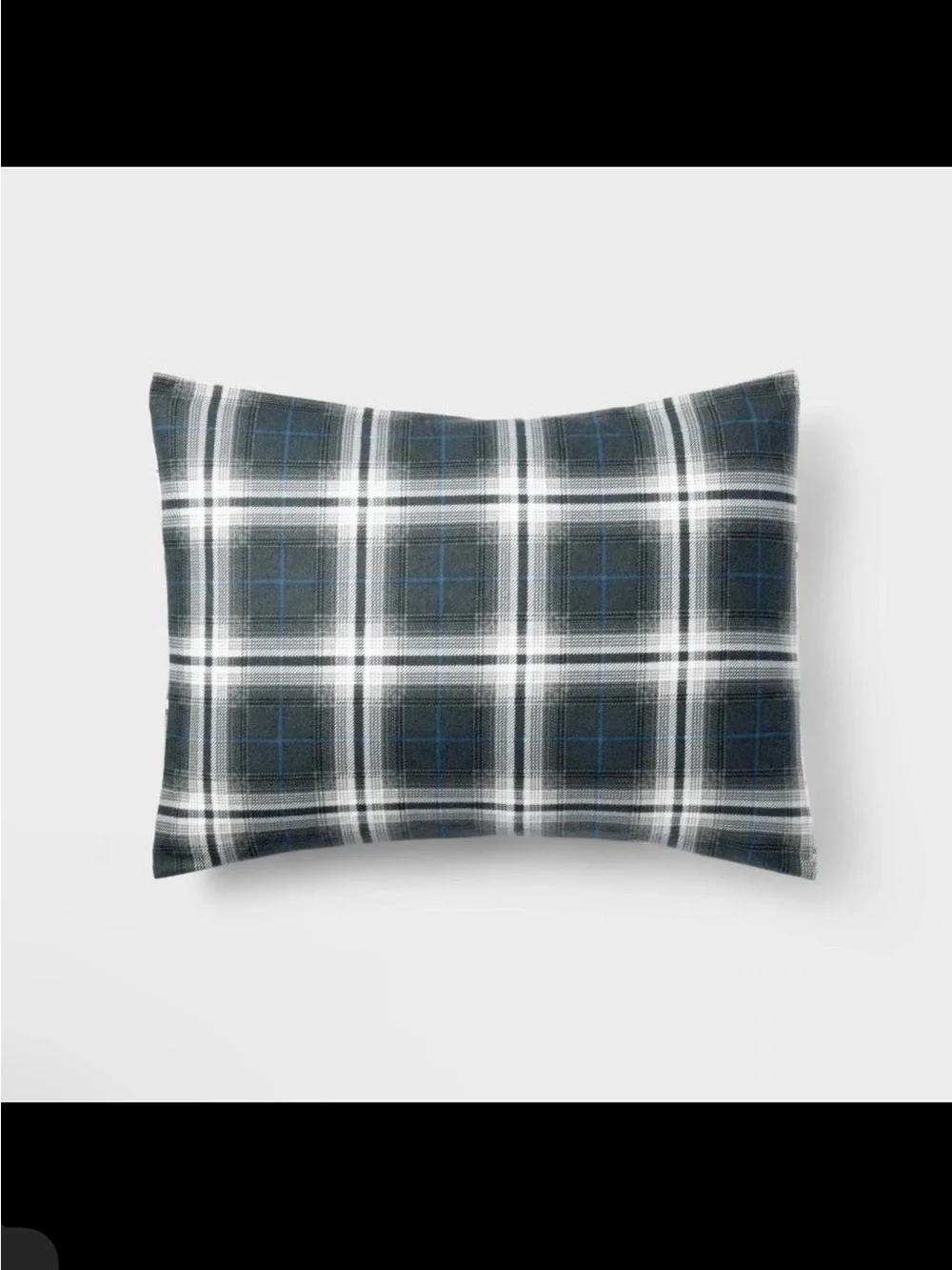 Hollister Gray, Black and White Plaid Travel Duffle