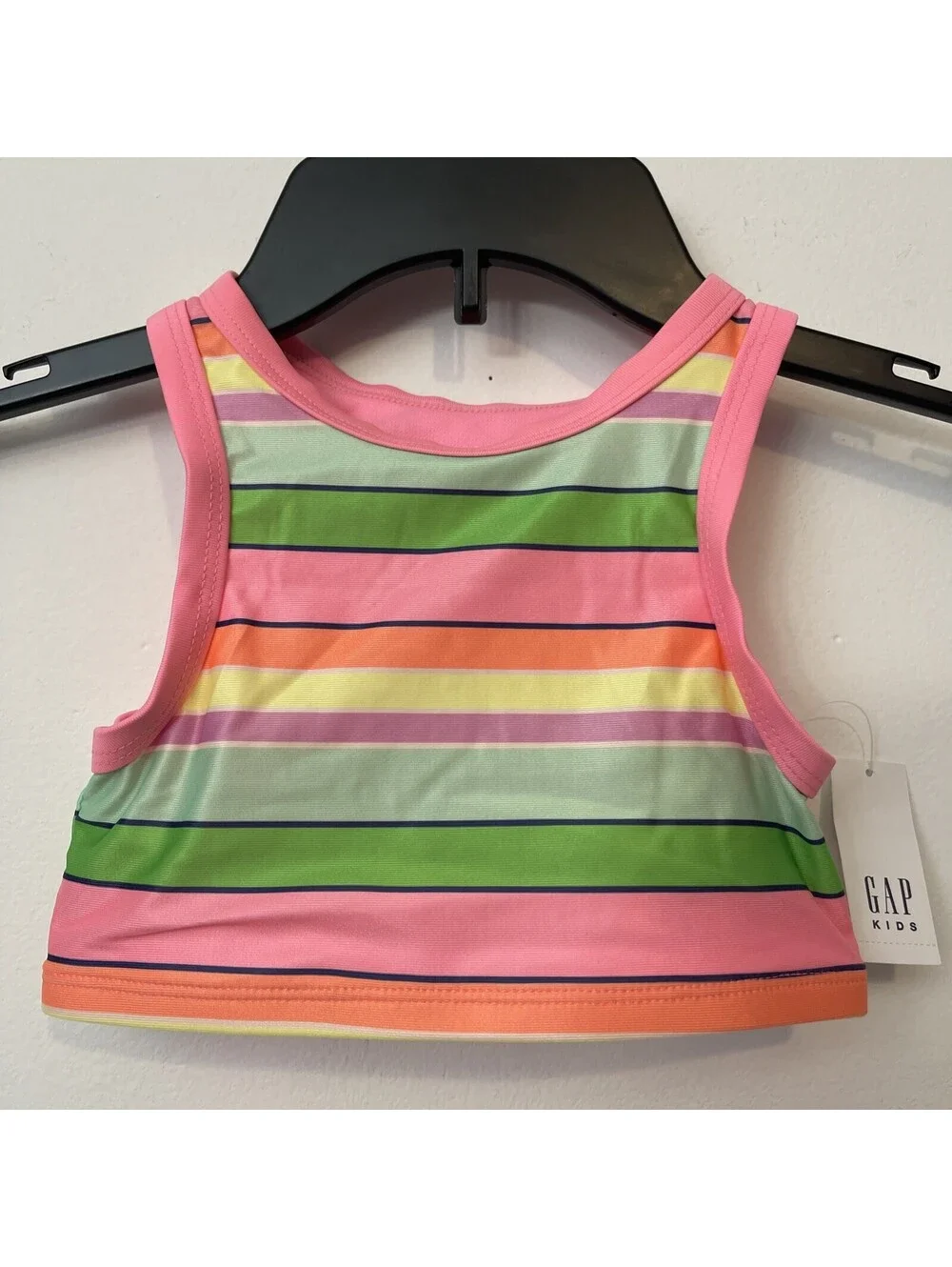 Gap Kids Girls XS 4-5 Colorful Striped Bikini Swim Top NWT! A1040