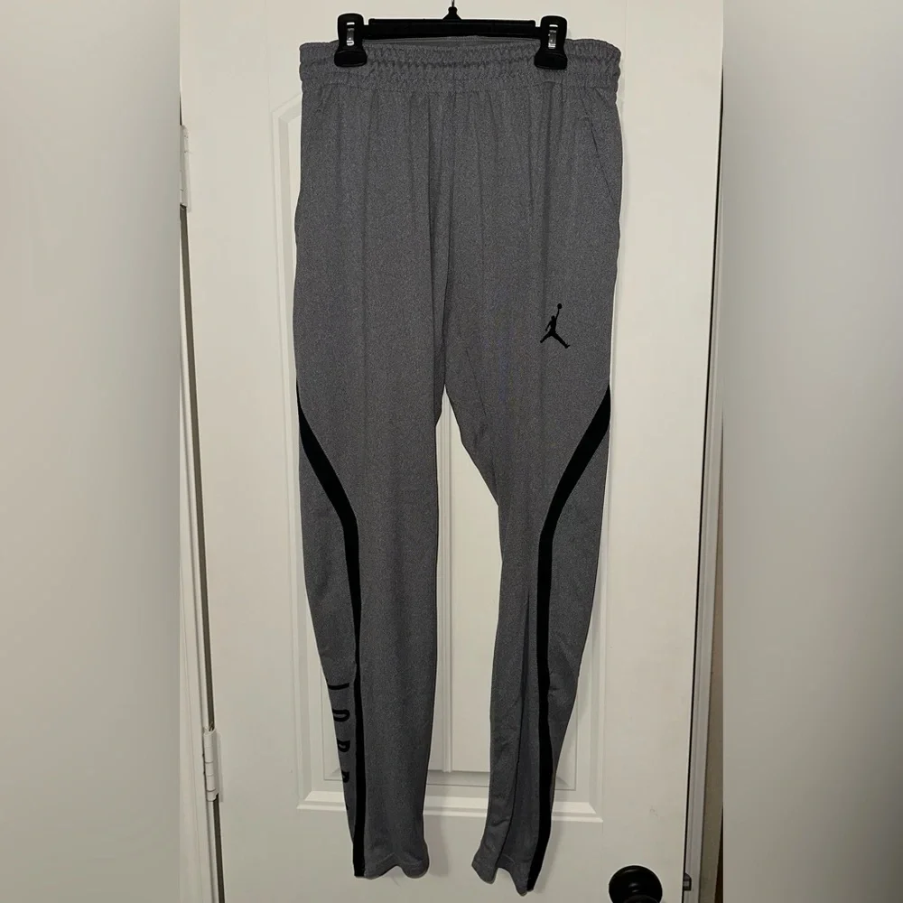 Jordan Brand Gray Dri-FIT Track Pants | Men’s Size Medium | Athletic Joggers