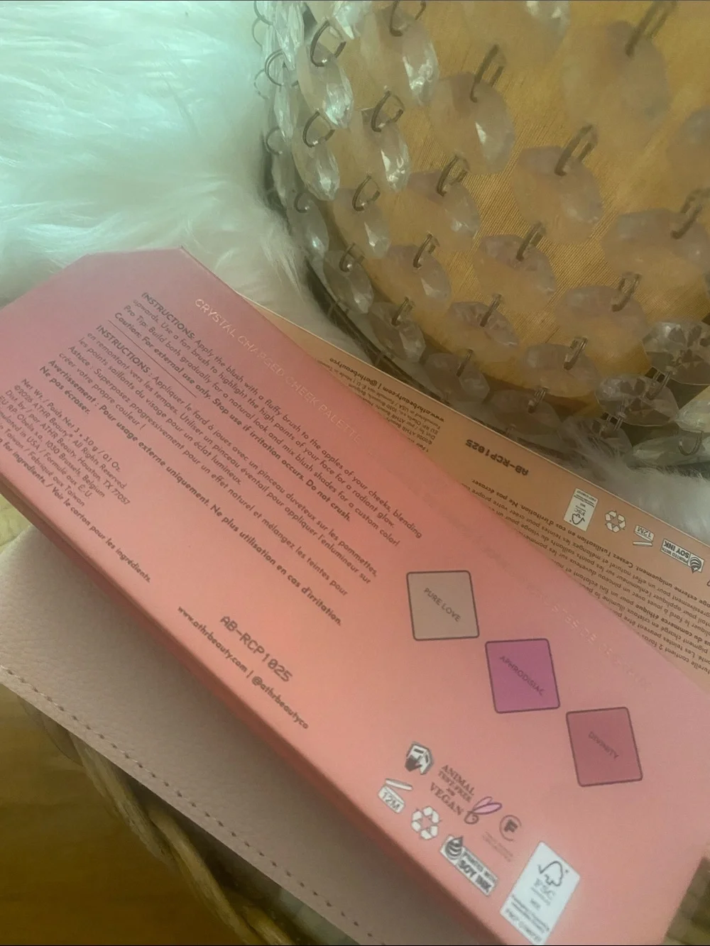 ATHR beauty pink crystal