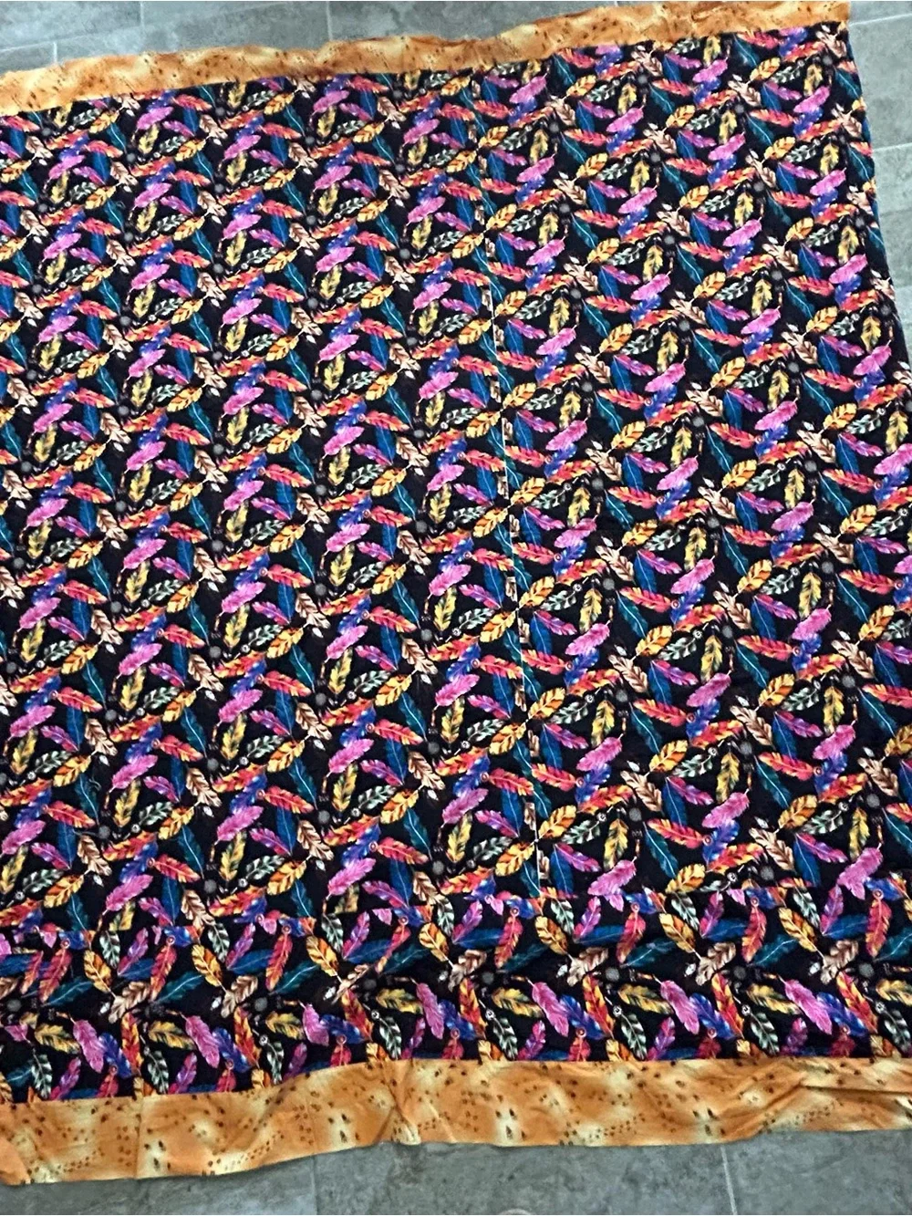 Unfinished Quilt Top & Backing, Lewis And Clark Commemorative 78x 84