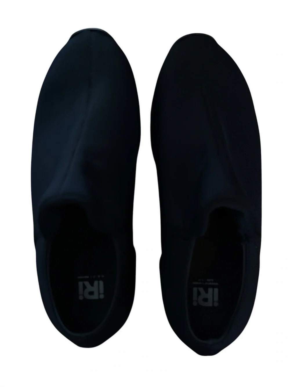 Women's Black Platform Slip-On Shoes - Modern Chunky Sole