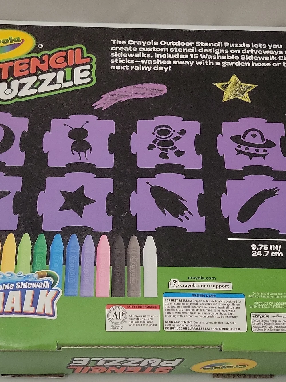 Crayola stencil puzzle