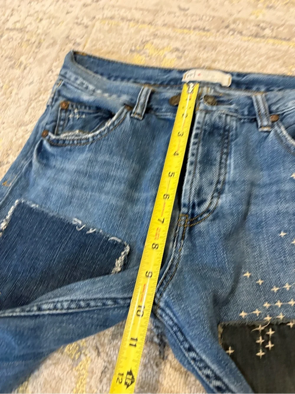 Free People straight casual jeans
