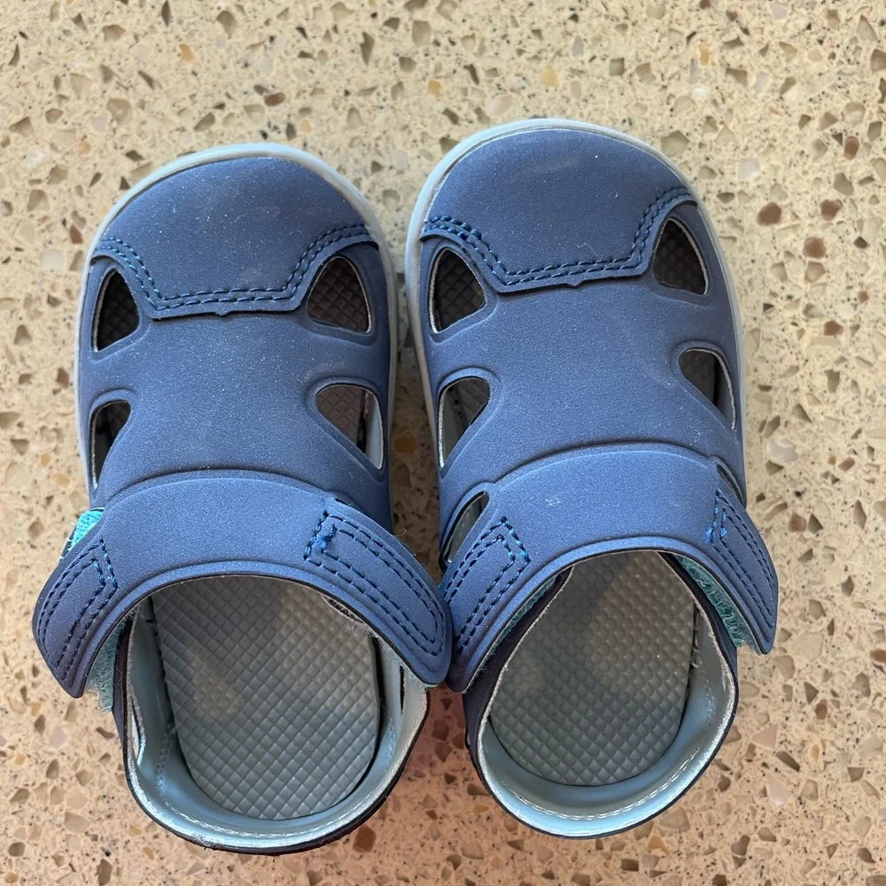 Ten Little Splash Sandal—Navy Blue