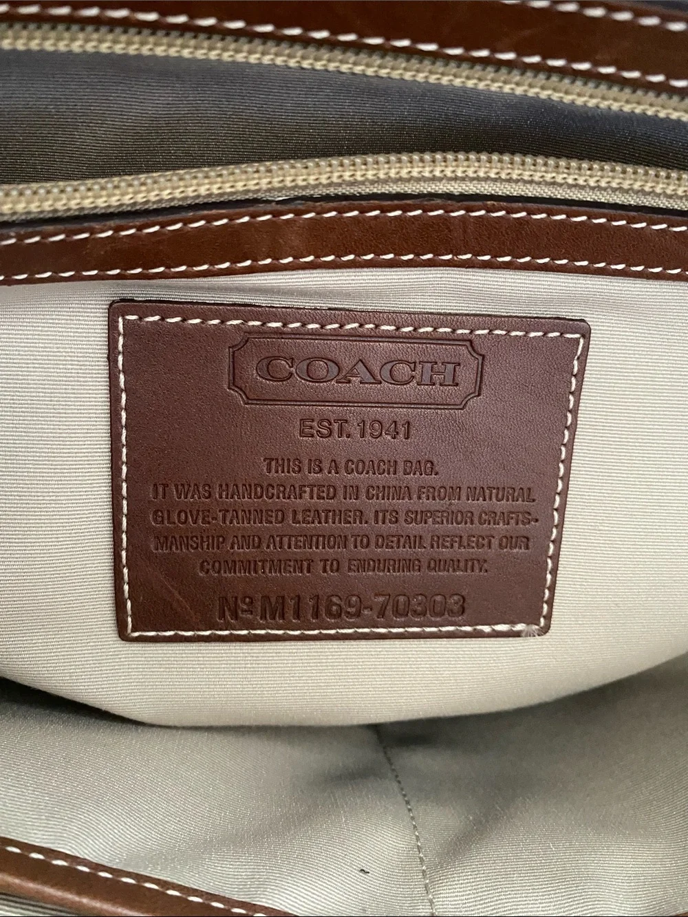 Coach classic brown