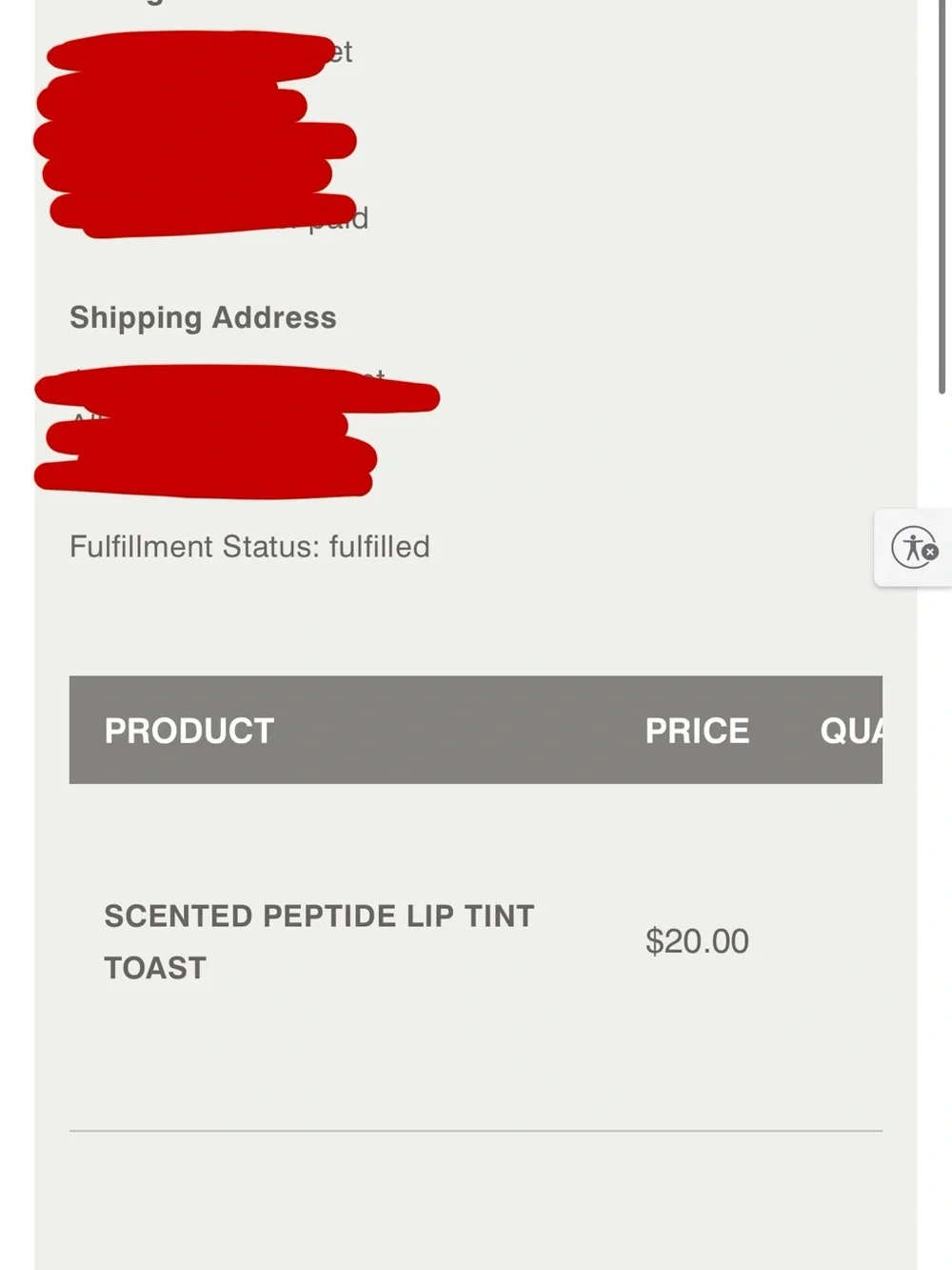 Limited edition Rhode snap on lip case white