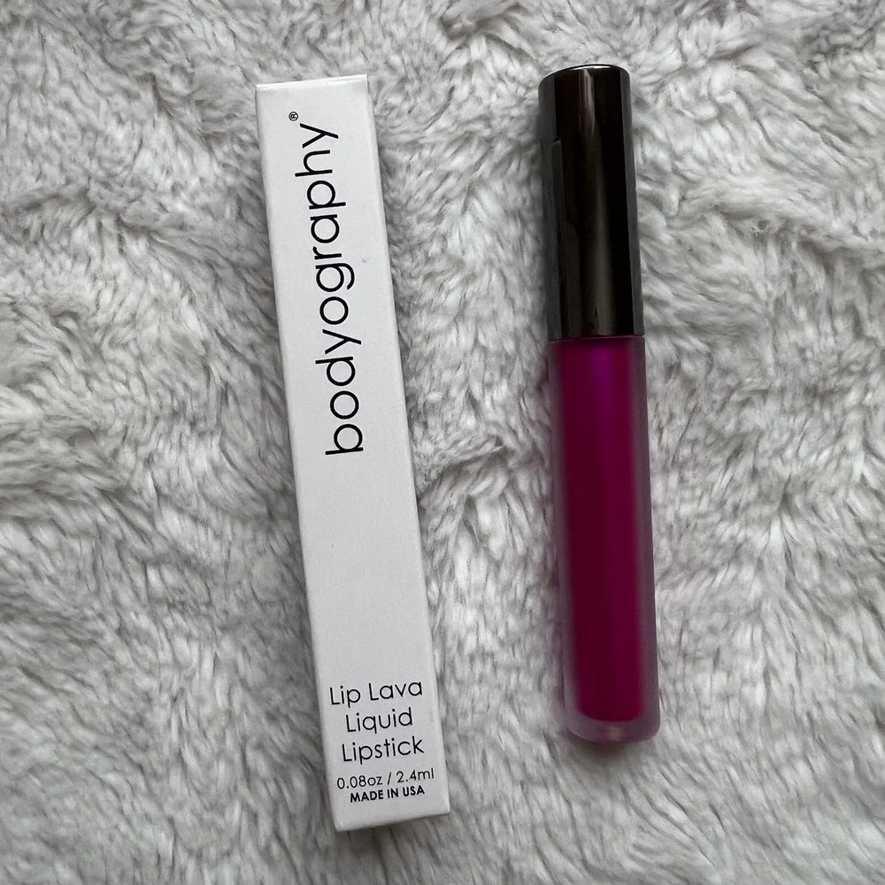 Bodyography Lip Lava Liquid Lipstick Superstar 9625 Magenta Metallic 0.08oz NEW