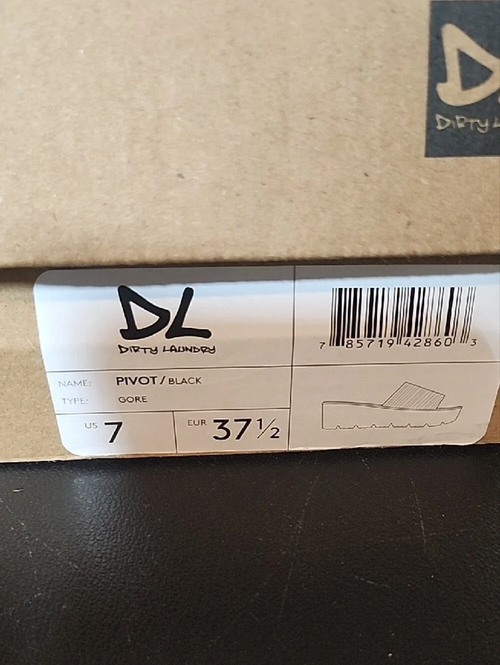 Dirty Laundry chunky platform