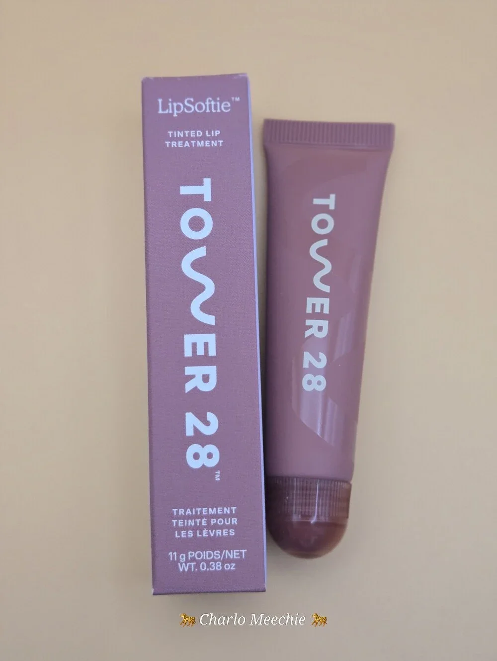 NIB Tower 28 LipSoftie Tinted Lip Treatment - Sugar Plum
