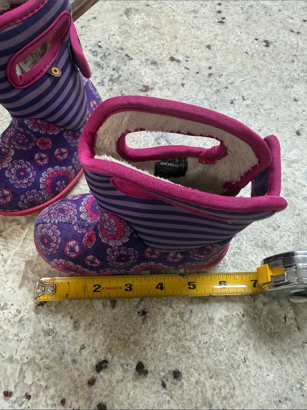 Bogs size guc