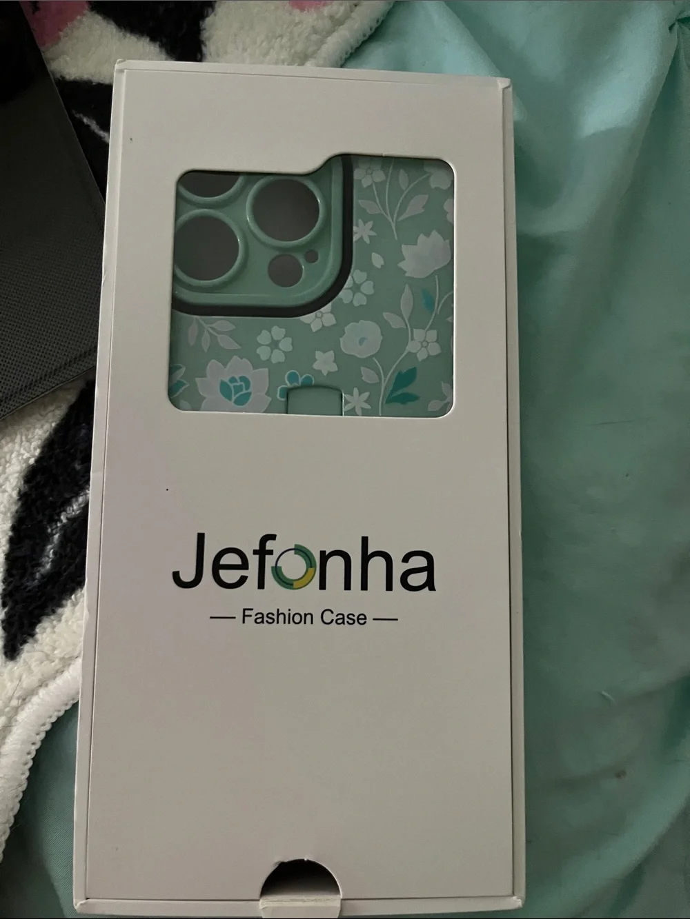 Mint Floral Phone Case - Protective Fashion Case