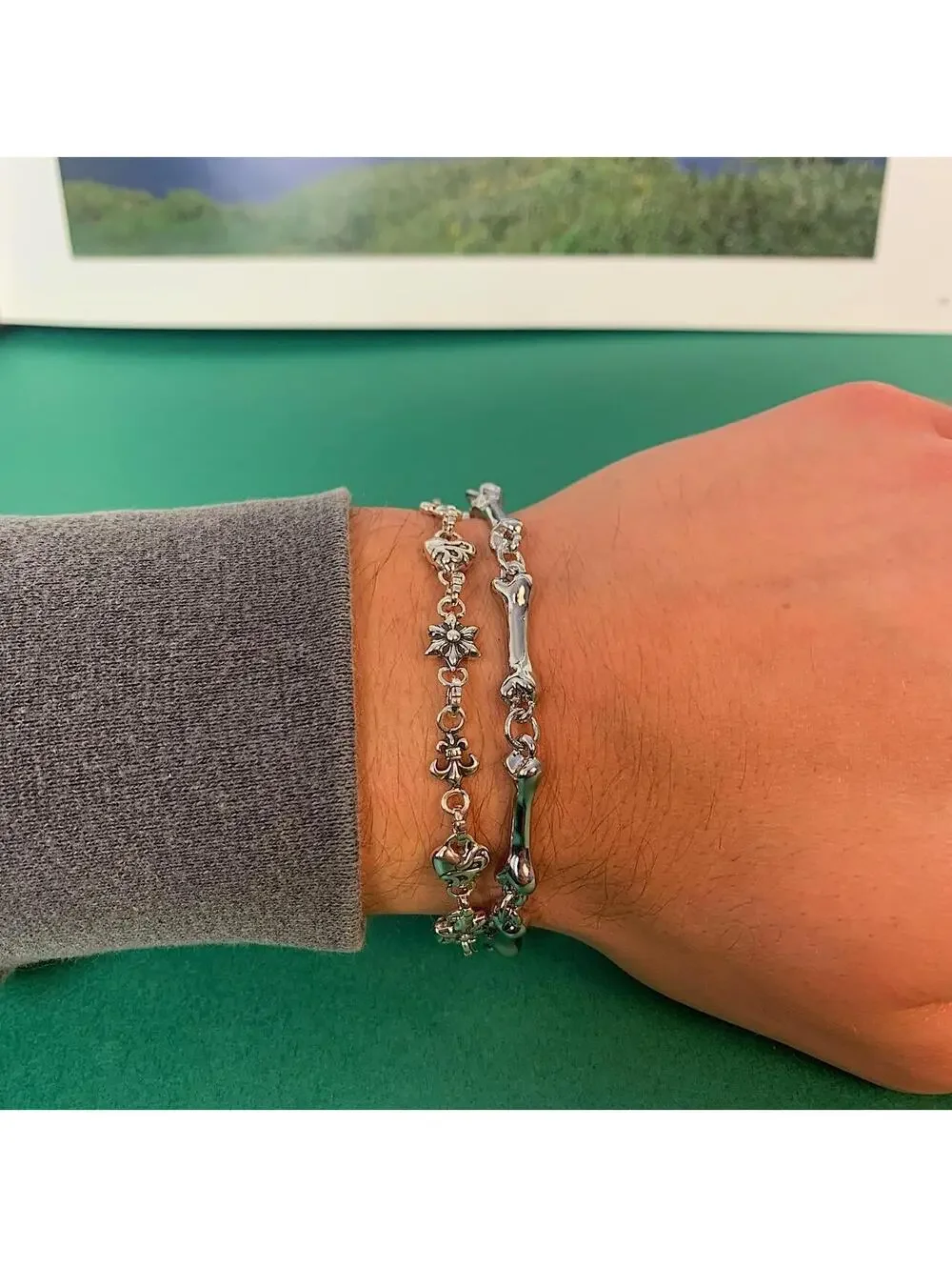 N/A 13 #silverbraclet