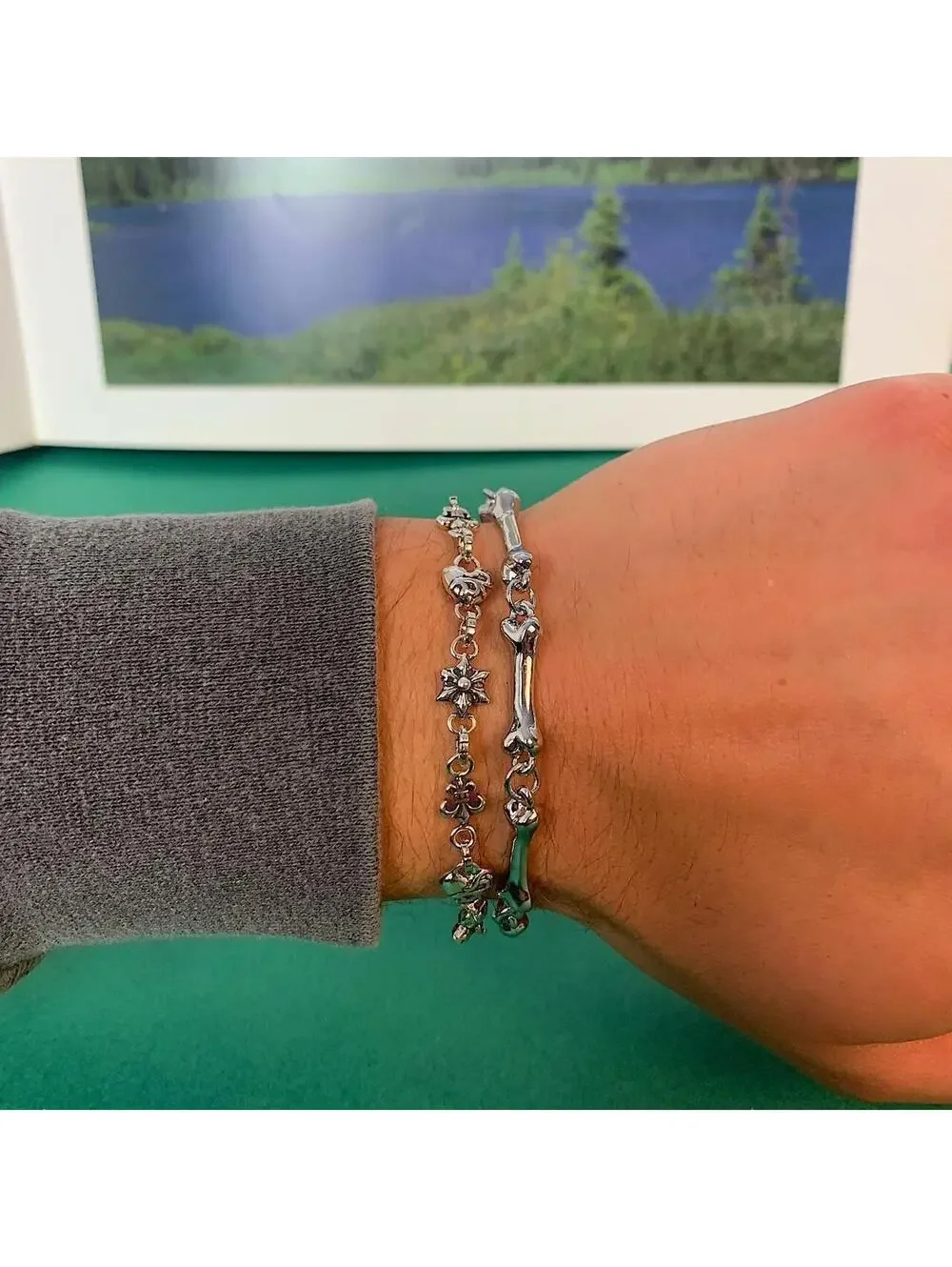 N/A 13 #silverbraclet