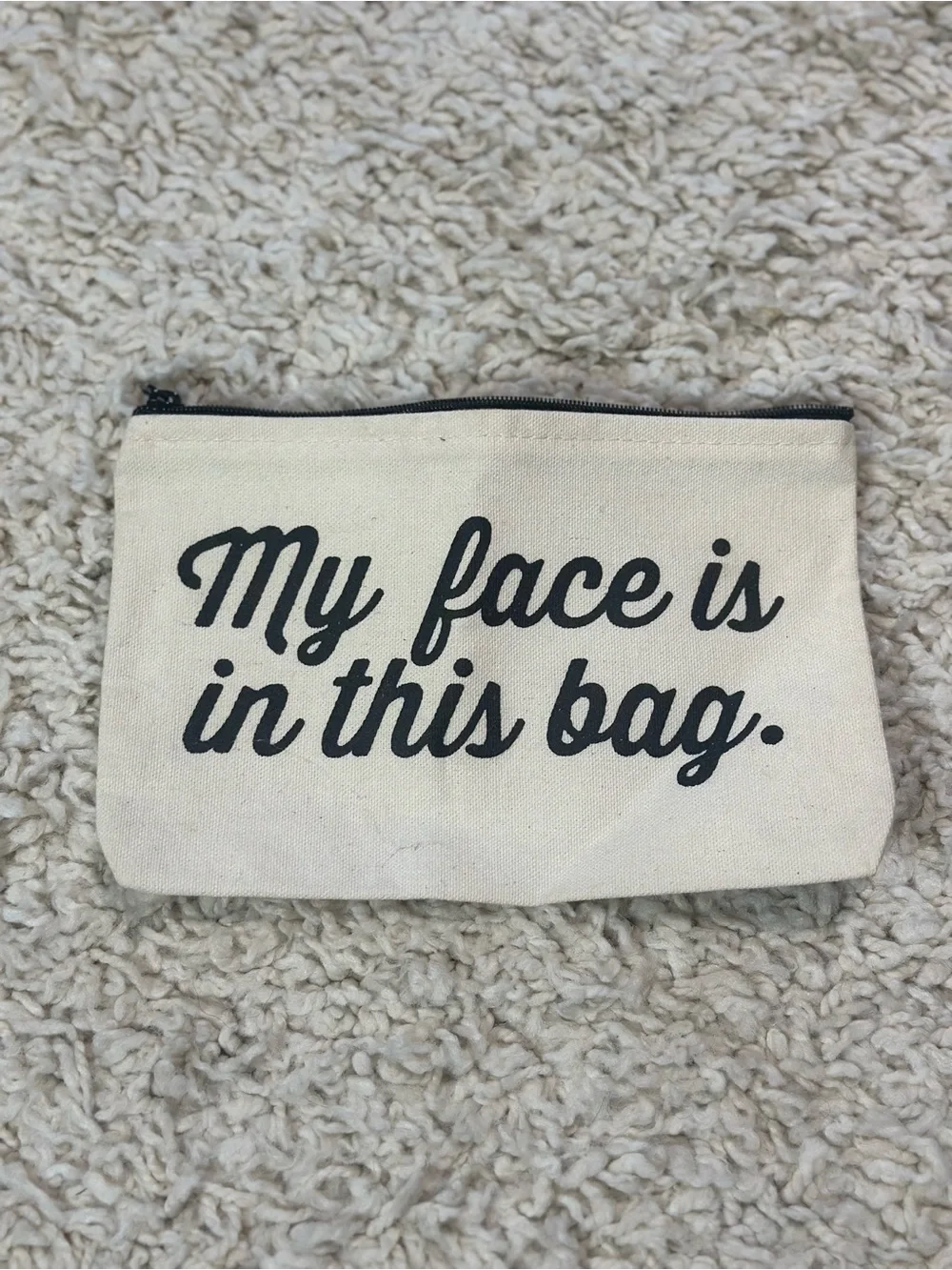 Canvas Makeup Bag 