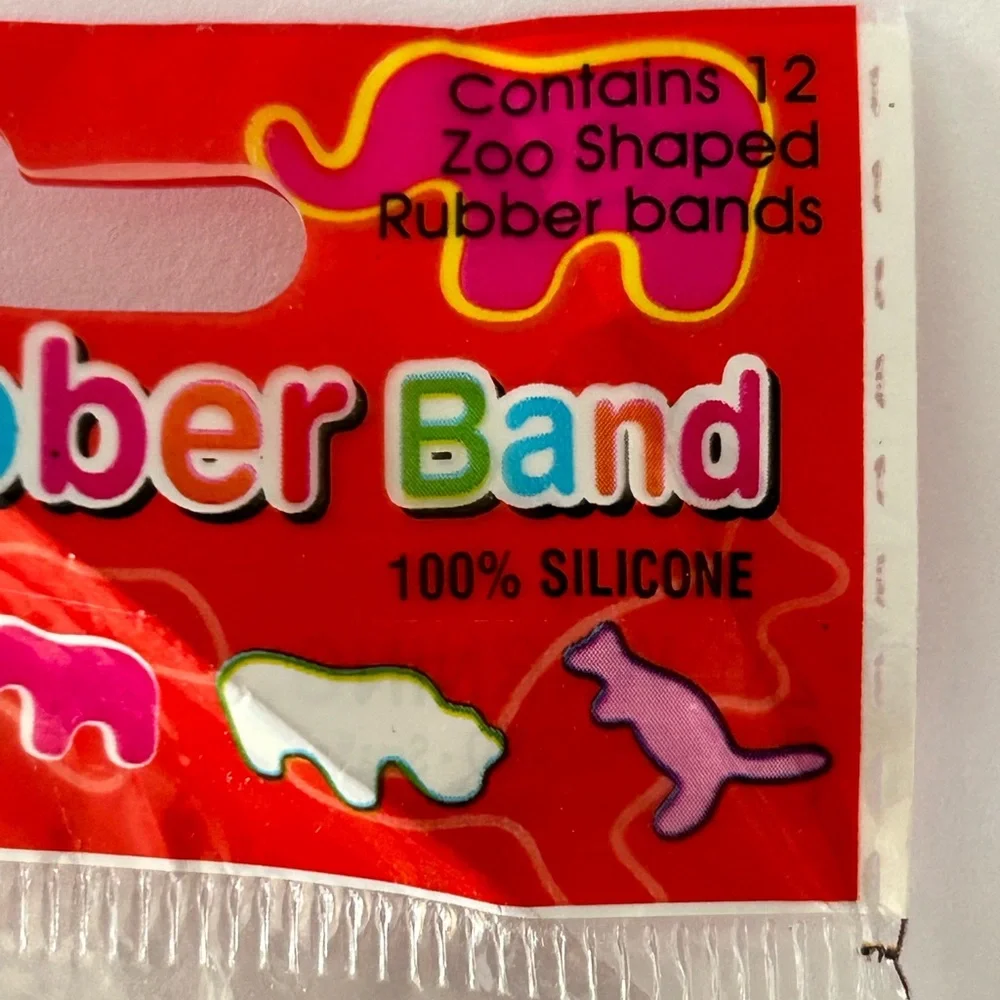 🦋 5/$25 - Y2K Zoo Animal Rubber Bands Bracelets from the 2000’s Silly Bandz