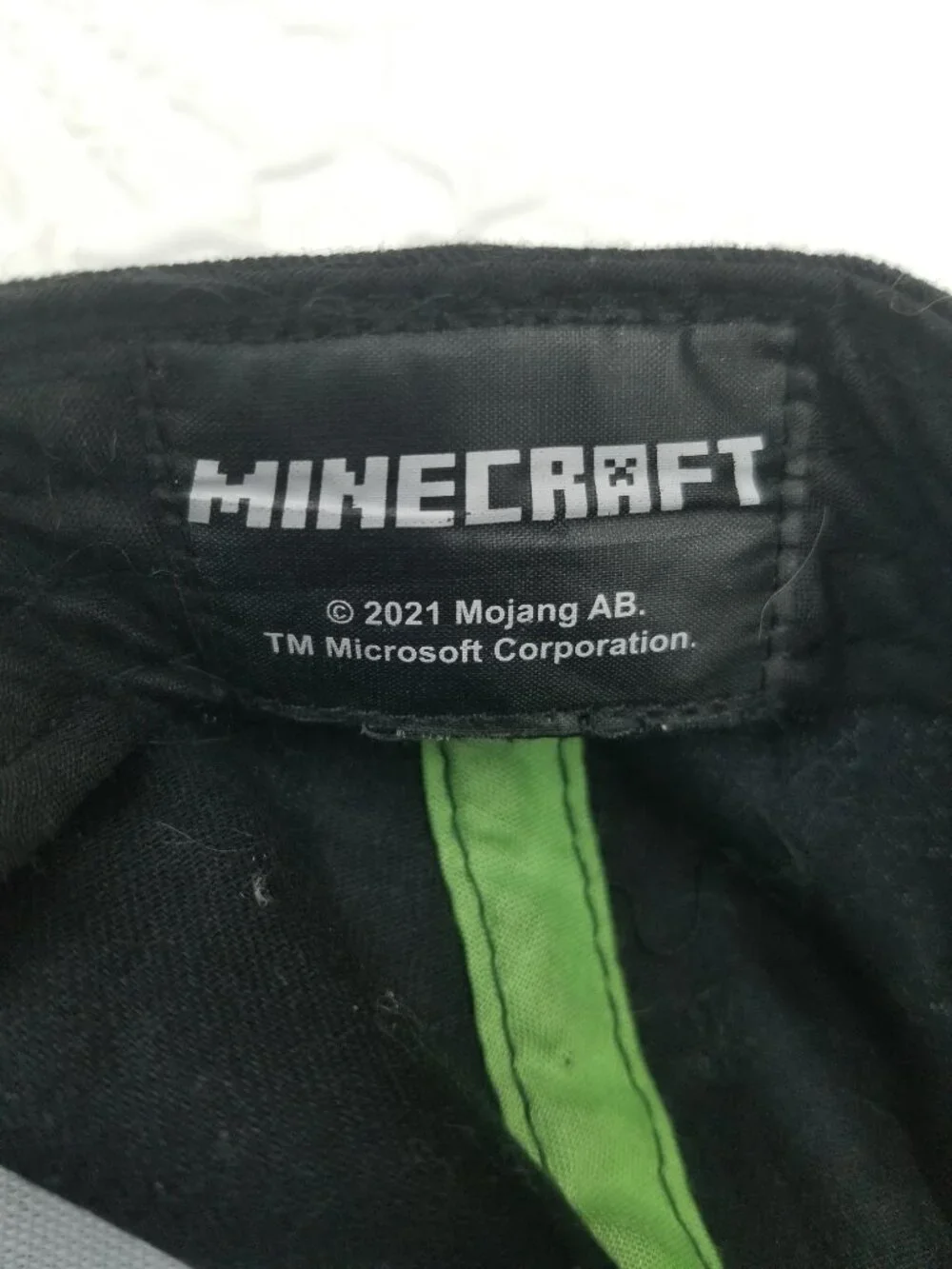 Minecraft baseball cap