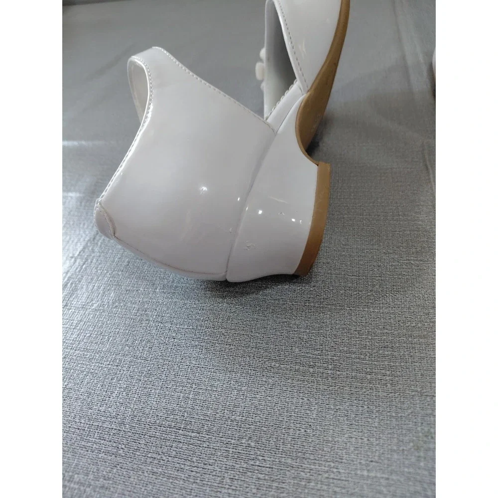 Christie & Jill Lil Heaven Girls Round Mary Jane Shoes US 1M White Ankle Strap