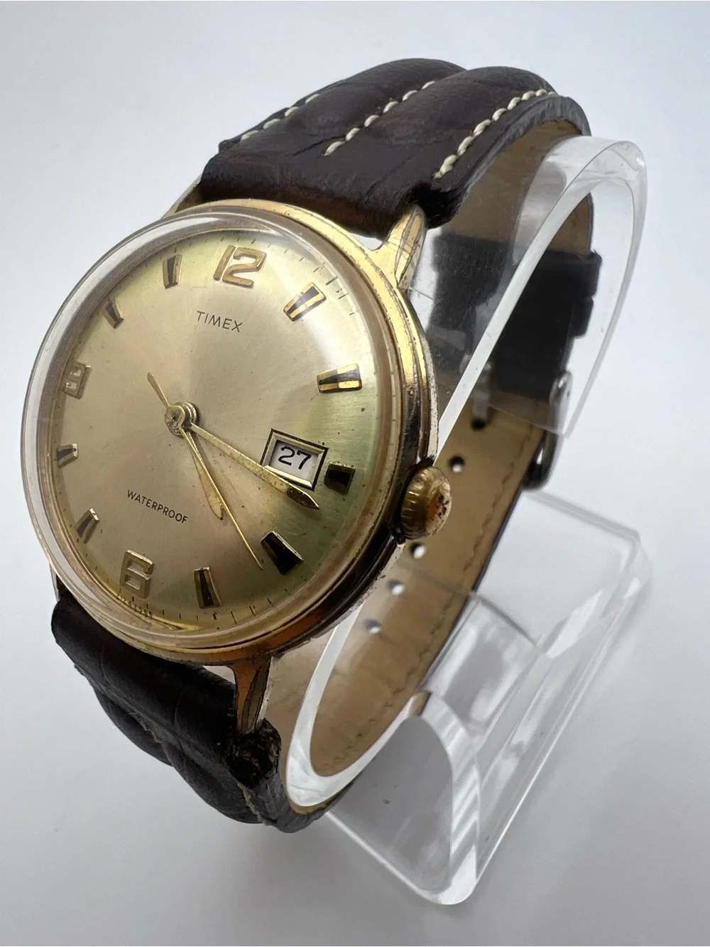 Timex wristwatch gold