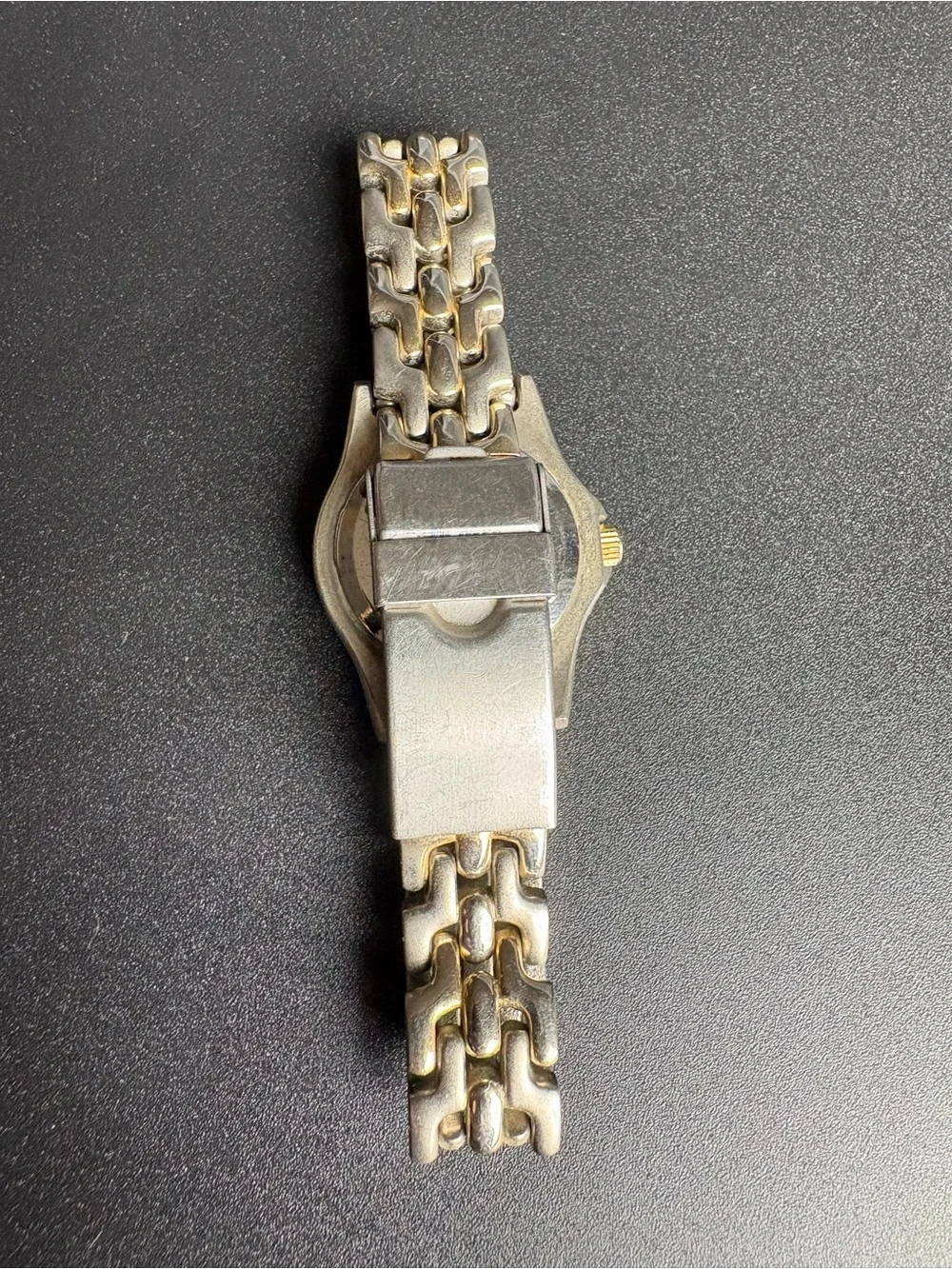 Vintage style gold shown