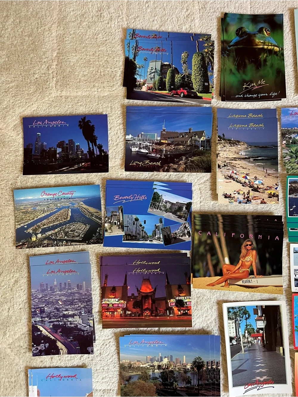 Lot of Vintage CA Postcards