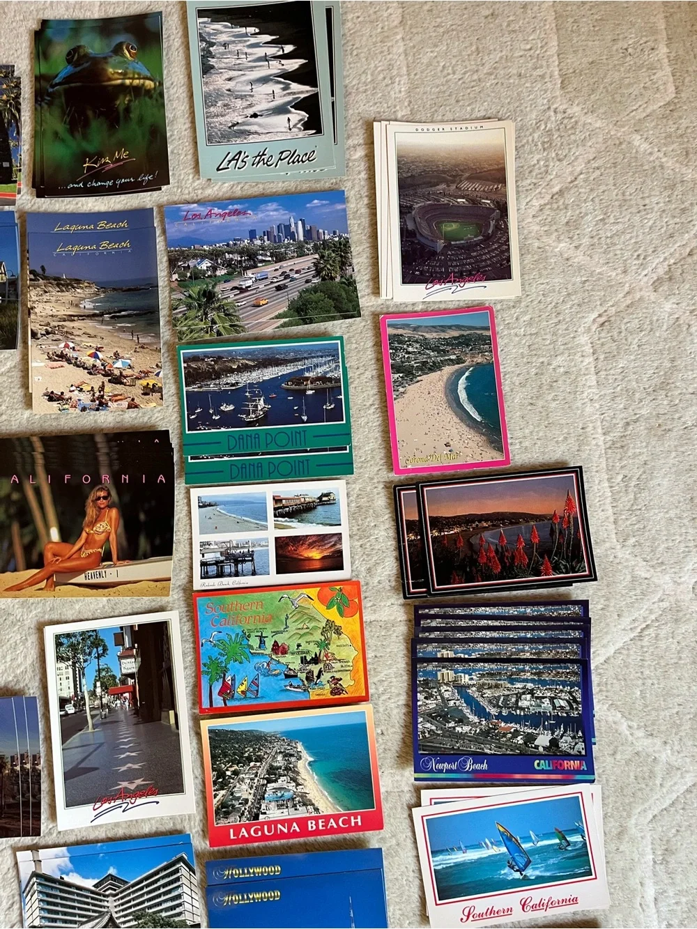 Lot of Vintage CA Postcards