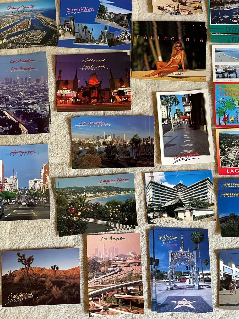 Lot of Vintage CA Postcards