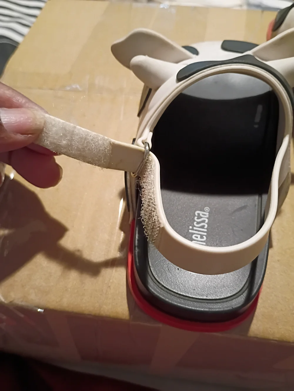 Mini Melissa Beach Slide Giraffe sandals. Size 9. USA. OBO