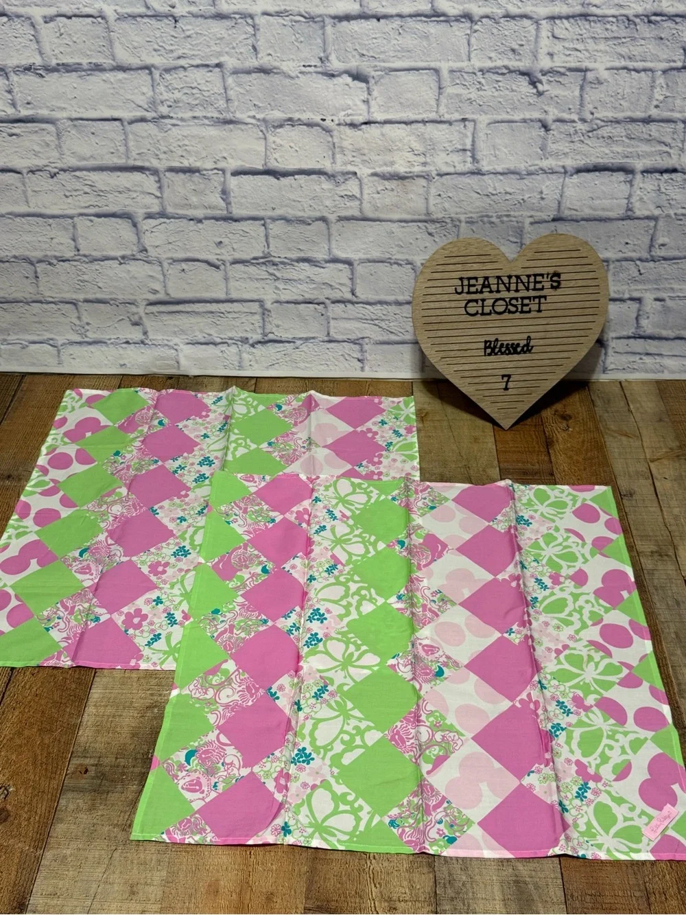 Lilly Pulitzer Vintage Cotton 2 Piece Dinner Napkins ? 24