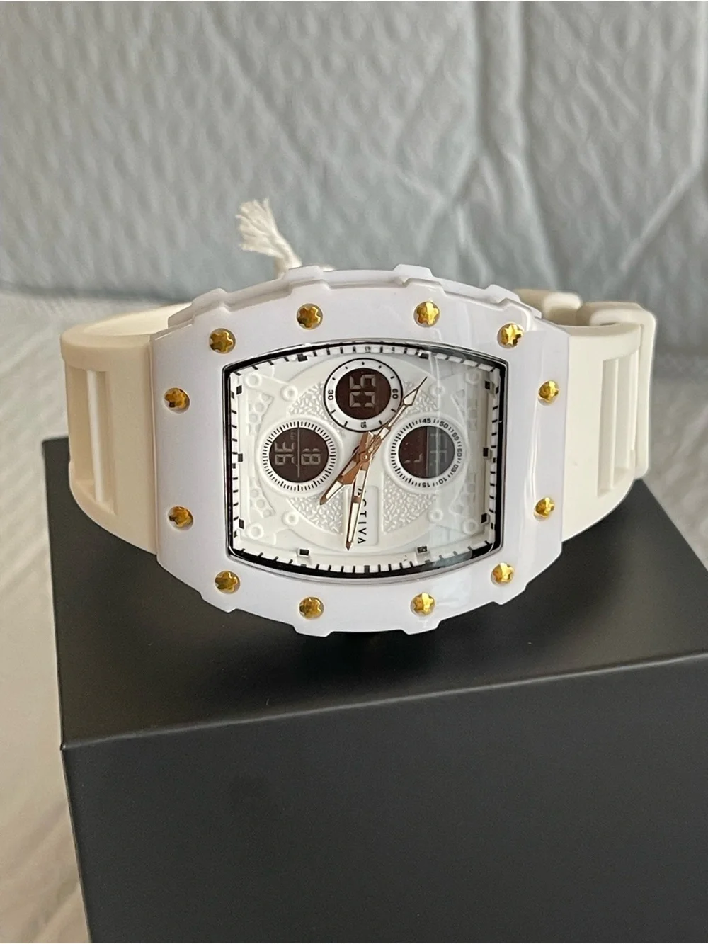Activa X Invicta Digital Essentials Men's Watch - 42.8mm, White new